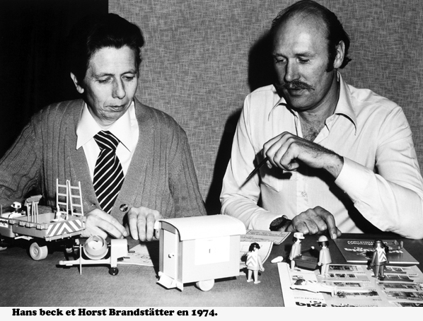 Hans beck et  Horst Brandstätter, les fondateurs de Playmobil